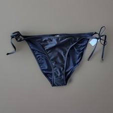 Old Navy Bikini Swim Bottoms ONLY Black NWT Size LARGE Beach Resort Pool Summer