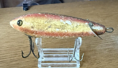 Купить heddon dowagiac expert red head fishing lure rare
