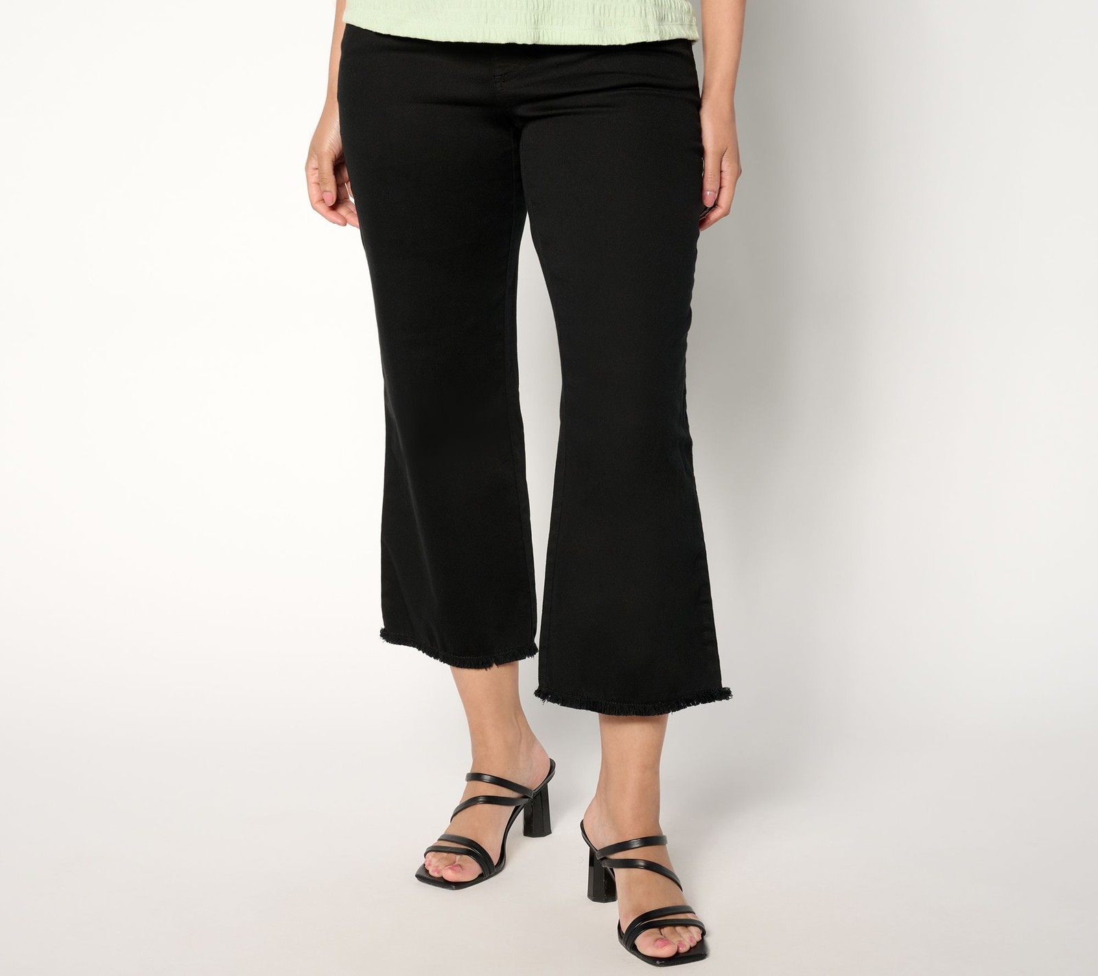 Belle by Kim Gravel Women's Petite Pants 4P TripleLuxe Twill Black A648017