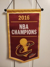NBA 2016 Cleveland Cavilers National Championship Banner