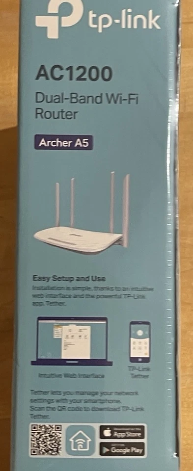 TP-LINK ARCHER A5 AC1200 Dual-Band Router Wi-Fi - Neu Sealed - Bild 4 von 4