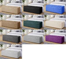 Chesterfield Storage Ottoman Box with Legs, Shoe Changing Bench, Blanket Toy Box