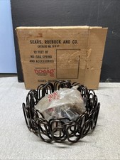 Vintage Sears Roebuck no-sag spring kit w/hardware New Old Stock