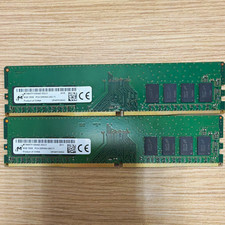 Micron 16GB 2x8GB DDR4 PC4-3200AA DIMM 288-Pin non-ECC MTA8ATF1G64AZ-3G2J1