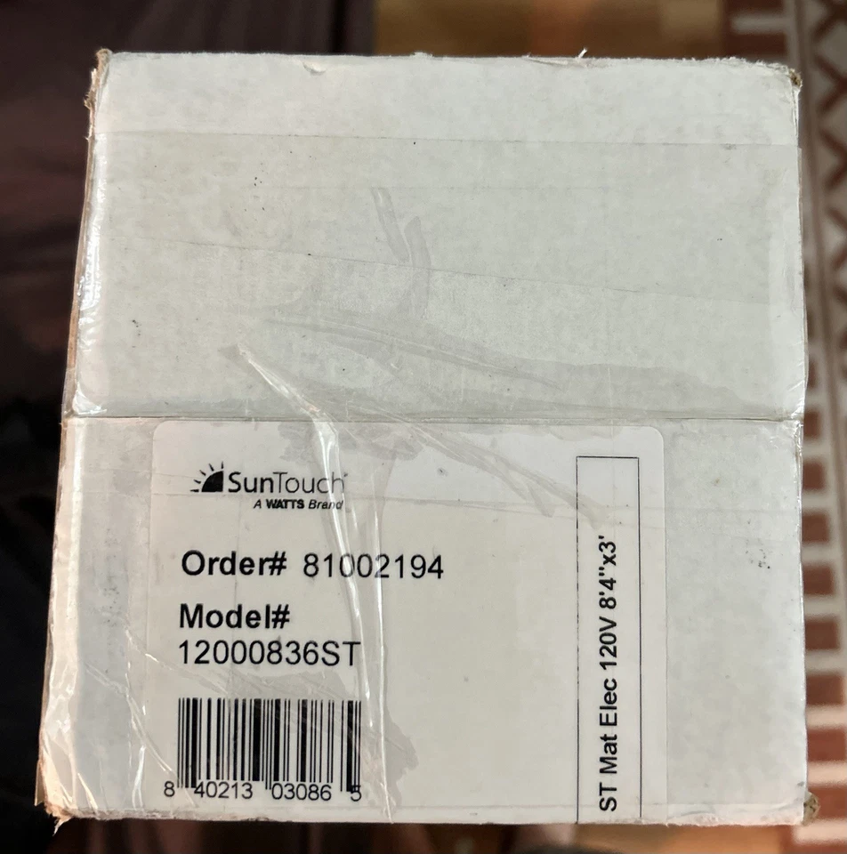 SunTouch TapeMat лучистый напольный нагревательный коврик 120 В / 240 В 3 фута x 8 футов 4 дюйма 120 В 25 футов 2,5 А - Изображение 3 из 4