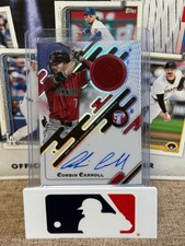 2025 Topps Pristine Corbin Carroll Pristine Pieces Autograph Relic Diamondbacks