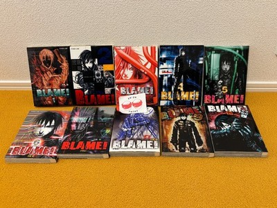 BLAME! Vol.1-10 Comic Book Complete Set Japanese Manga Tsutomu Nihei