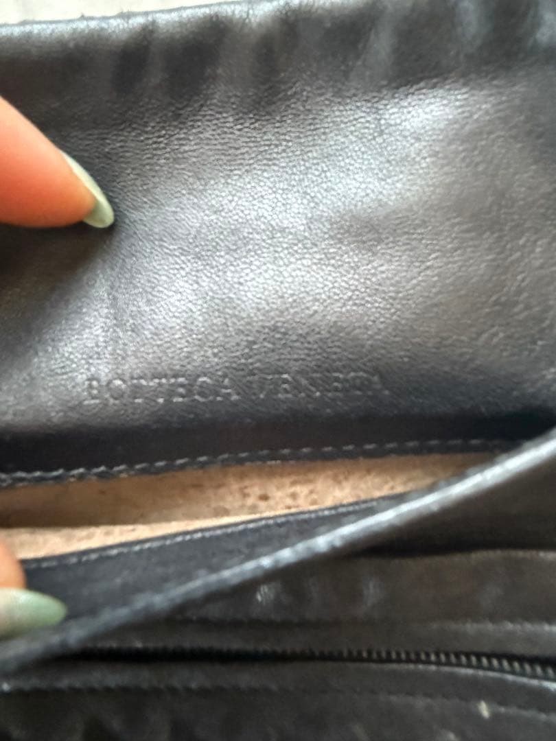 Bottega Veneta black genuine leather shoulder bag rare image 7