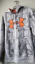 Under Armour Hoodie Women's Small Logo Pullover Loose Fit Nice D25 Soft Warm