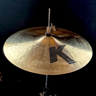 ZILDJIAN K Custom Dark Hi-Hat 14''   B20 Bronze   unlathed top   K0943   SHOWROOM