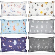 6 Pack Small Pillow for Daycare 9.1 x 13.8'' Mini Pillow for Boys Girls Tiny ...