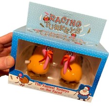 Racing Turkeys - What more can I say Hilarious Gag Wind Up Racing Toy Game