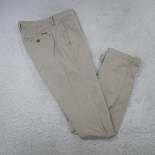 Mountain Khakis Slim Tailored Fit Chinos Mens 33x34 Khaki Stretch Casual Pants