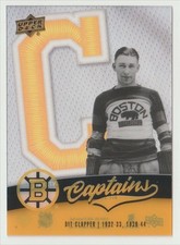 2023-24 BOSTON BRUINS CENTENNIAL CAPTAINS CLEAR CUT ACETATE DIT CLAPPER #164