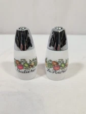 Vintage Spice If Life Gemco Corningware Westinghouse Milk Glass Salt And Pepper