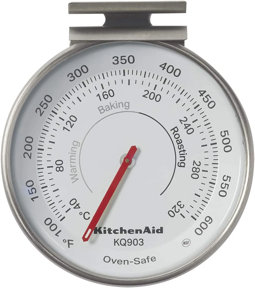 3-In Dial Oven Thermometer, Temperature Range: 100°F to 600°F