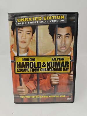 Harold & Kumar Escape From Guantanamo Bay DVD Widescreen 2008 (Kal Penn)