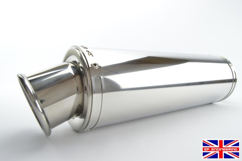 Speed Triple 1050 3-1 Exhaust SP Engineering Round Stainless Big Bore XLS 2008 - Picture 8 of 8