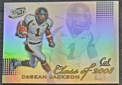 2008 DeSean Jackson (RC) Cal Bears Press Pass Hologram NCAA NFL Card #CL-5