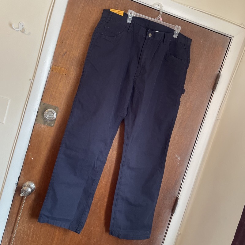 Berne new with tags Mens Duck Carpenter Pants Blue Size 40X34