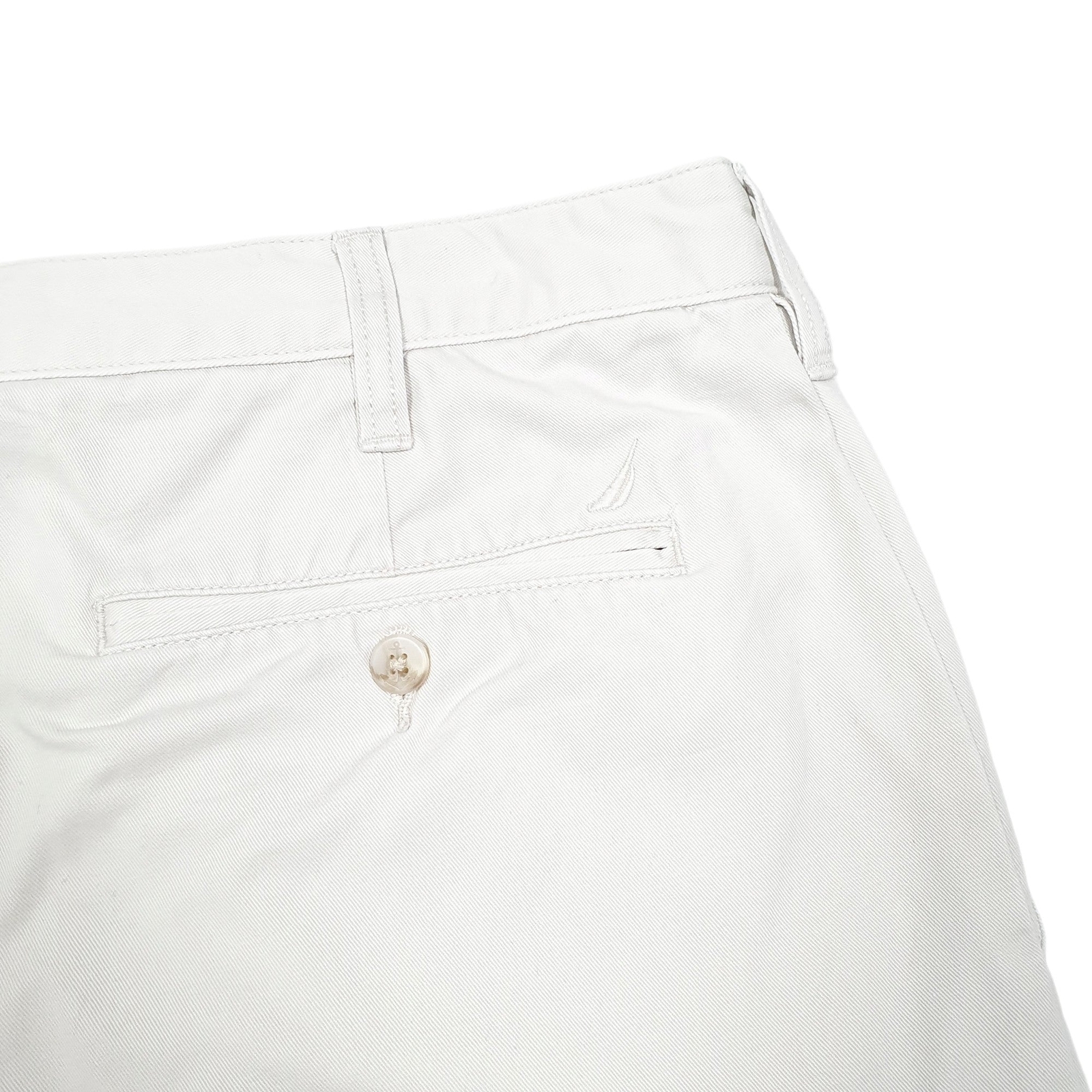 NAUTICA Classic Fit Deck Beige Chino Cotton Shorts Mens W36 image 2