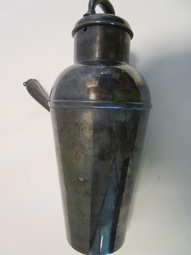 Antiker Jugendstil BRS Sheffield Apollo Silber Cocktail Shaker #2965 1910er USA - Bild 10 von 15