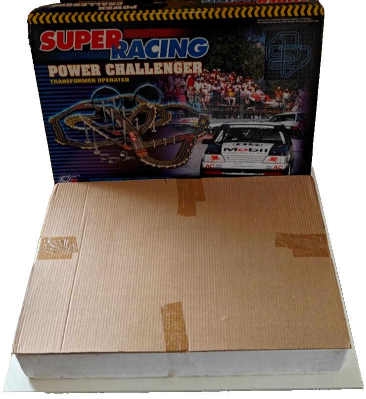 CHILDFORD Electric Slot Car Race Track Set SUPER RACING POWER CHALLENGER RARE