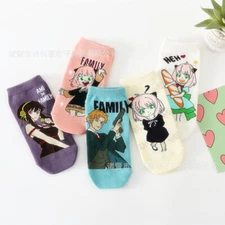 SPY×FAMILY Japanese Cartoon Stockings Cotton Cosplay Short Crew Socks Gifts