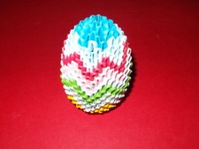 Jajko wielkanocne jajko wielkanocne sztuka origami - ręcznie robiony specjalny prezent NOWE