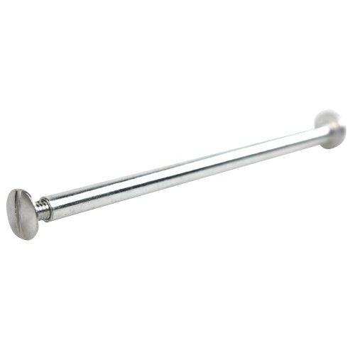 100 3 1/2" Postes de tornillo de aluminio Tornillos de unión Tornillos de Chicago Postes de carpeta 3.5" - Imagen 1 de 6