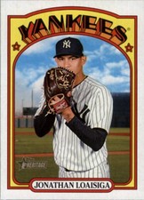 Jonathan Loaisiga 2021 Topps Heritage High Number Base #608 New York Yankees