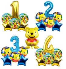 Winnie Pooh Folienballon Winnie Puuh Tiger Zum 1 2 3 Mädchen Jungen Geburtstag