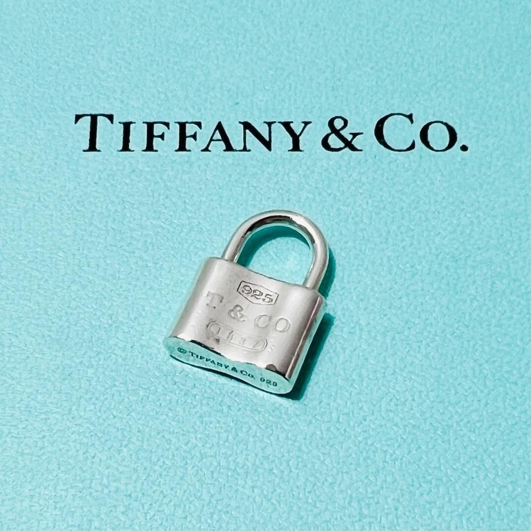 Tiffany & Co. 1837 Lock Padlock Necklace Pendant Top Charm Silver 925