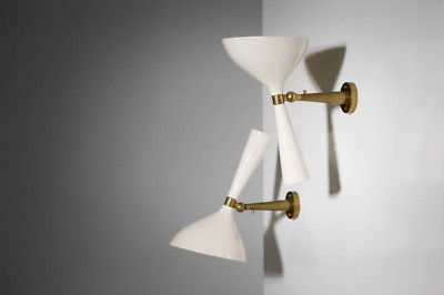 Handmade Brass Mid Century Italian Wall Sconce - Brass Wall Light Wall Fixture