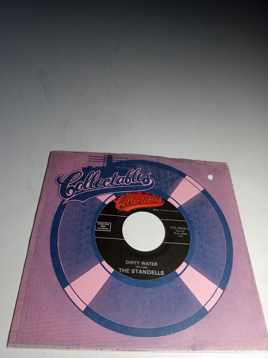 The Seeds - Pushin' Too Hard - 45 Record 1966 Reissue Back to Back