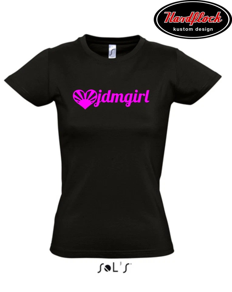 Girly T-Shirt JDM Girl Geschenk Civic Integra CRX Type R EJ EK EG FN FK jazz - Bild 1 von 1