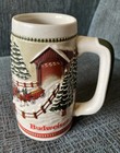 1984 Limited Edition ANHEUSER BUSCH BUDWEISER Clydesdales Holiday Beer Stein — photo 1