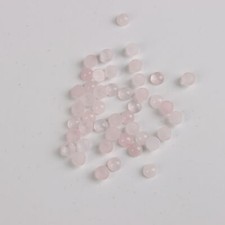 100pcs 6mm Round CAB CABOCHON Natural Rose Quartz Stone Round Beads No Holes