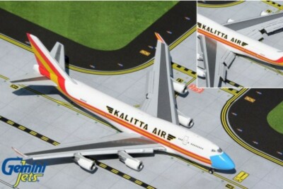 Kalitta Air Flaps Down Boeing 747-400(BCF) N744CK Mask Livery 1:400 Scale - NEW!