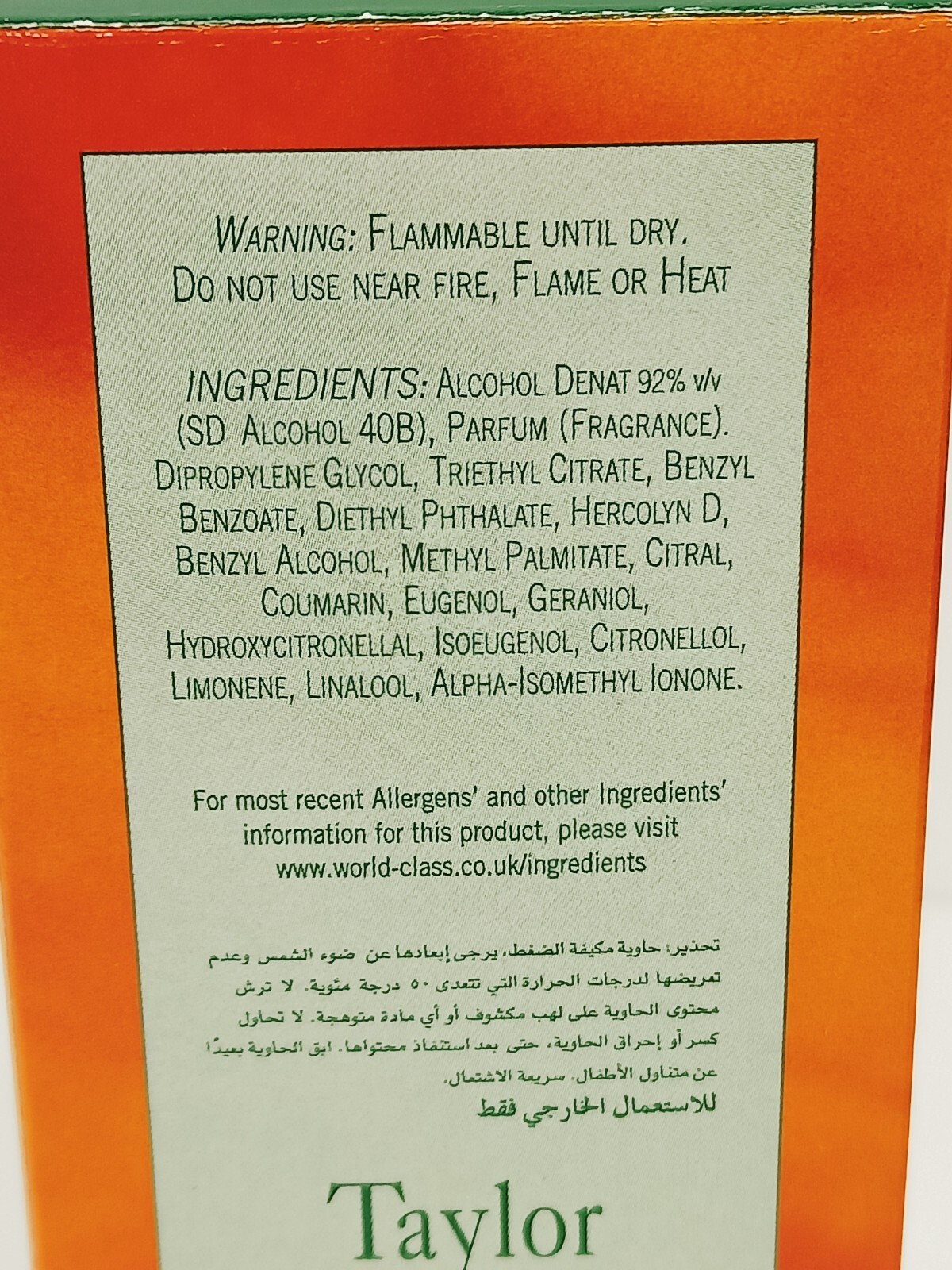 BOXED Taylor of London TWEED 100mL Parfum De Toilette Perfume eBay