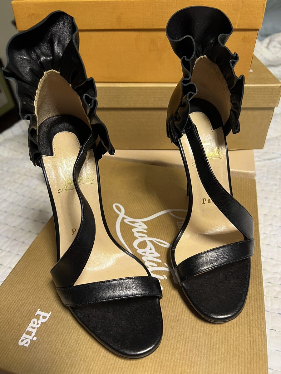 Authentic Christian Louboutin Sandals worn once. Christian Louboutin Lizard Ernesto Plato Sandal | eBay main image 3