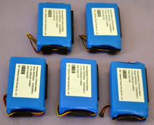 Lot of 5 Watchguard Vista Replacement 3.7V 4050mAh 14.99Wh Li-Polymer Battery