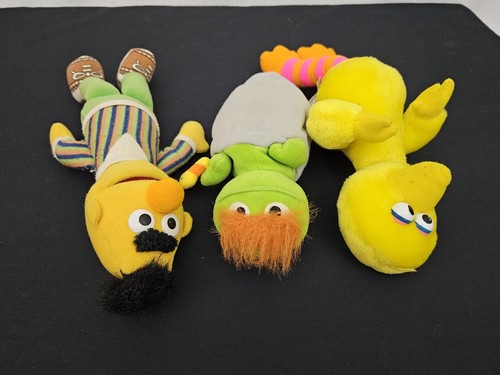 VTG Applause Tyco Sesame Street Plush 8-10 Inch Oscar Elmo Bert Big Bird Cookie - Picture 8 of 9