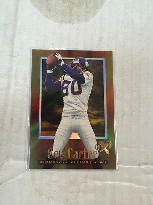 Cris Carter 1997 Skybox EX 2000 Insert #16 NrMt