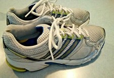 Men's ADIDAS Response Cushion 19 White/Blue/Green Running Shoes Sneaker US 9