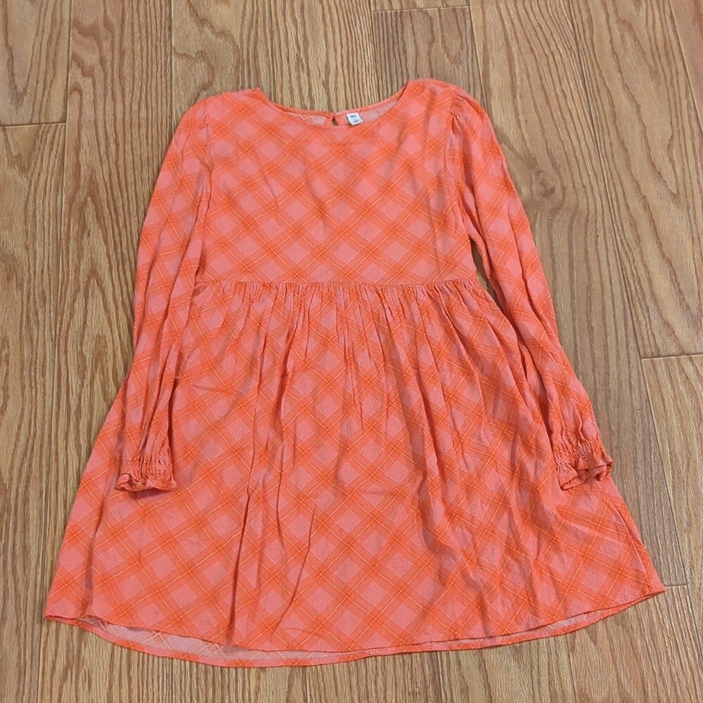 Pink Orange plaid swing dress, long ruffle-hem sleeves, BP Ian Bias dress S | eBay Pink Orange plaid swing dress, long ruffle-hem sleeves, BP Ian Bias dress S | eBay