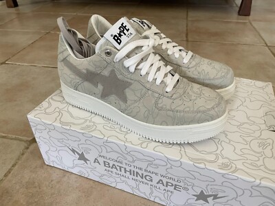 BAPE x SOLEBOX Bapesta A Bathing Ape 2023 Men's Size 8.5 BAPE x SOLEBOX Bapesta A Bathing Ape 2023 Men's Size 8.5