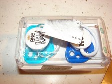Package of 2 Expression Orthodontic Pacifiers for Boy  6-18 Months NIP