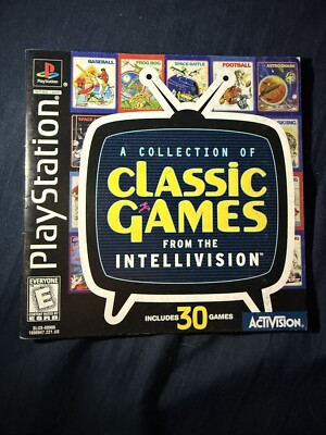Intellivision Classic Games (PlayStation 1, PS1) INSTRUCTION