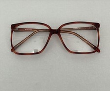 VTG New St Moritz Midtown Hipster Tortoise Plastic RX Eyeglass Frames 57-16-145